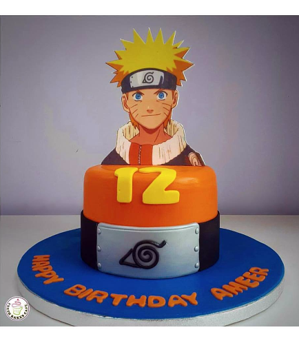 Naruto Themed Cake - Naruto - 2D Printed Picture