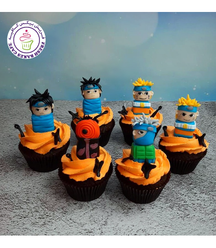 Naruto Themed Cupcakes