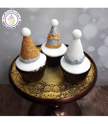 Cupcakes - Party Hat - New Year's