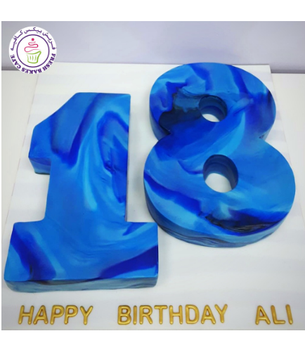 Cake - Number - 3D Cake