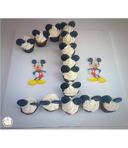 Cupcakes - Number 01 - Mickey Mouse