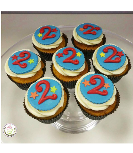 Cupcakes with Numbers 01