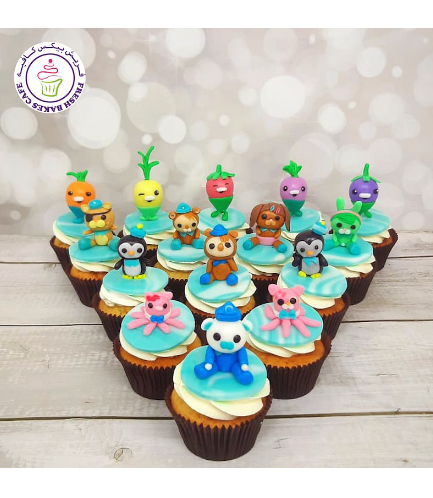 Octonauts Themed Cupcakes