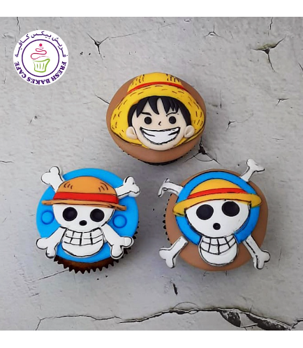 One Piece Themed Cupcakes