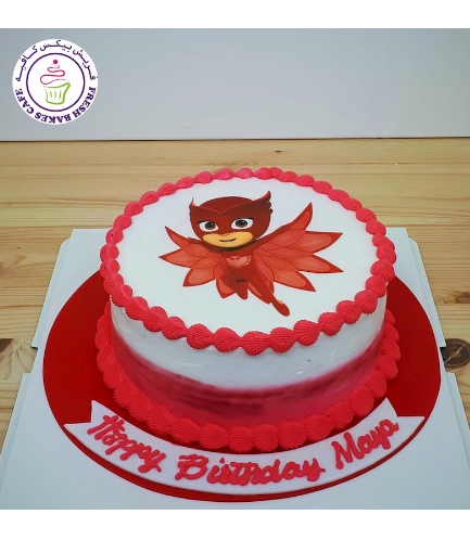 Cake - Owlette - Printed Picture 01b