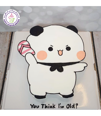 Panda Themed Cake - 2D Cake - Bubu Dudu