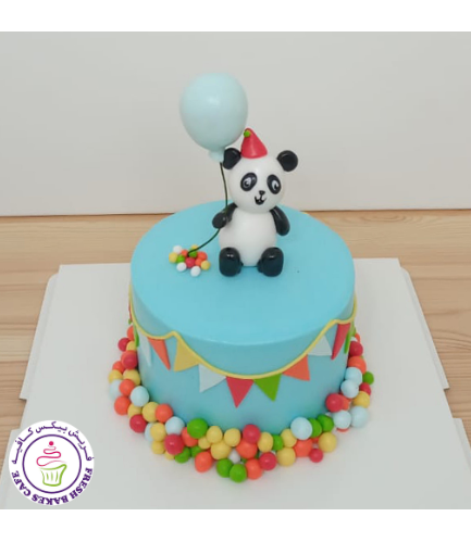 Cake - Party Hat - Panda - 3D Cake Topper