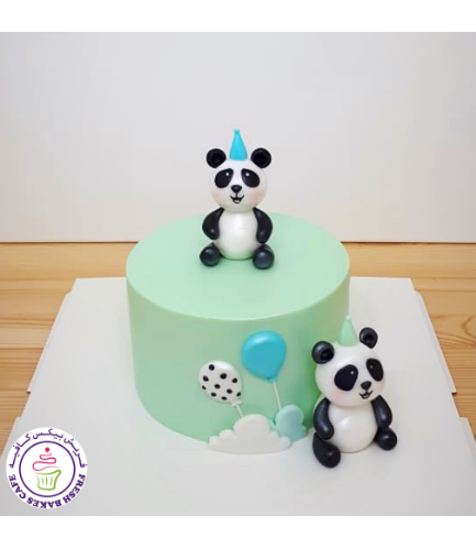 Panda Themed Cake - 3D Cake Toppers 02