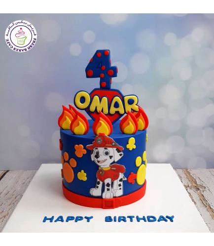 Cake - Marshall - Printed Picture - 1 Tier 01