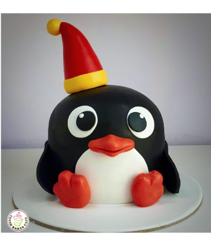 Cake - Decorative - Penguin - 3D Cake