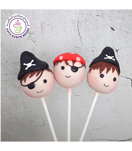 Pirates Themed Cake Pops - Pirates Heads 02