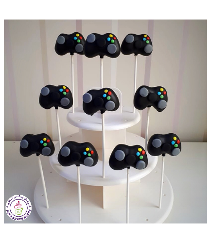PlayStation Controller Themed Cake Pops 01