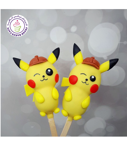 Pokemon Themed Popsicakes - Pikachu 03