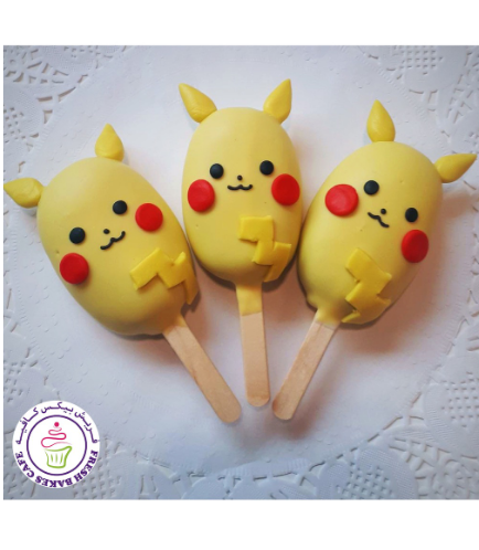 Pokemon Themed Popsicakes - Pikachu 02