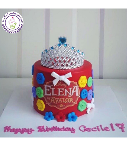 Princess Elena Themed Cake 01