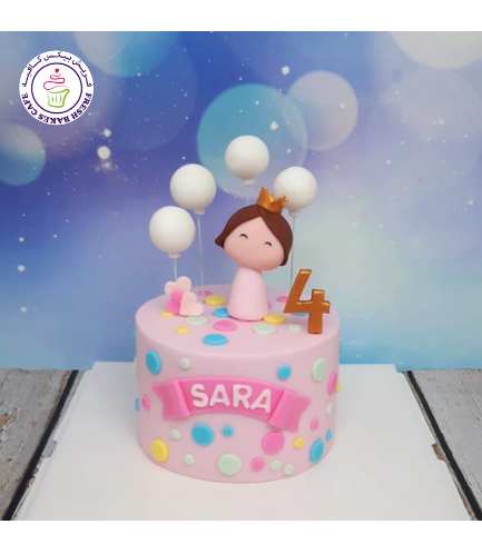 Princess Themed Cake - Cute Princess 01b