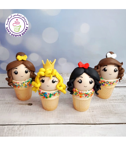 Princesses Themed Cone Cake Pops 02