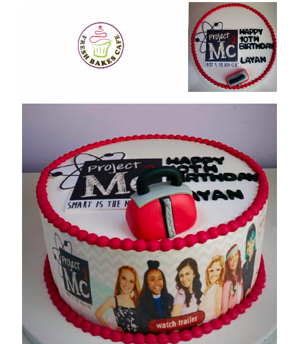 Project MC2 Themed Cake