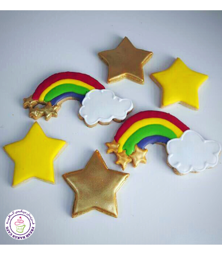 Cookies - Rainbow & Star 01