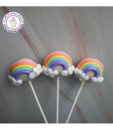Cake Pops - Fondant Rainbow 02