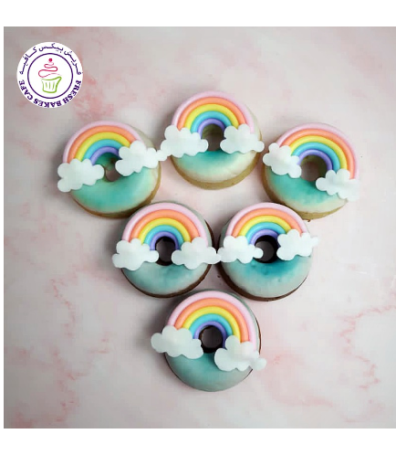 Donuts - Fondant Rainbow 01