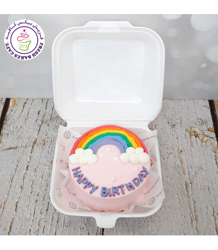 Rainbow Themed Cake - Pink Cake 02