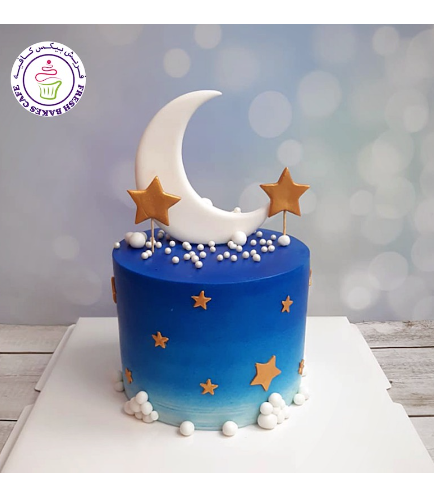 Cake - Moon & Stars - 3D Cake Toppers 03