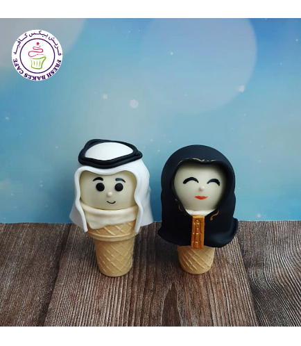 Man & Woman Themed Cone Cake Pops