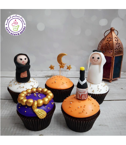 Ramadan Themed Cupcakes - Characters & 3D Toppers 01