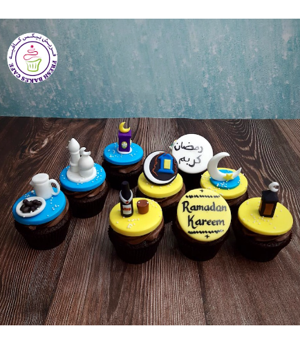 Ramadan Themed Cupcakes - 3D Toppers 02