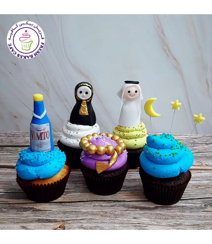 Ramadan Themed Cupcakes - Characters & 3D Toppers 02