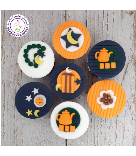 Ramadan Themed Cupcakes - 2D Toppers