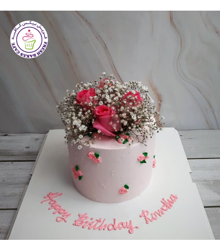 Cake - Roses - Cream Piping
