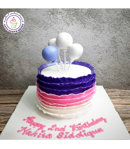 Fondant Cake - Balloons 02