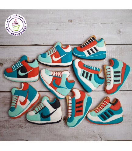Running Themed Cookies - Running Shoes