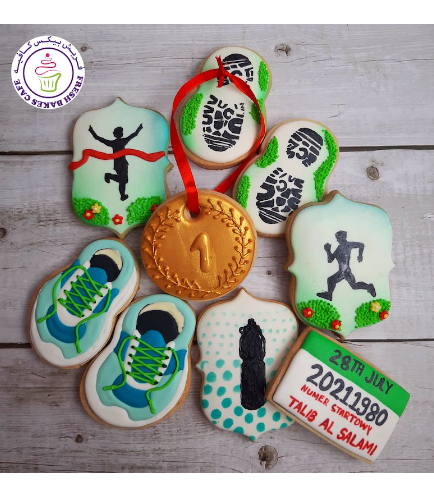 Running Themed Cookies 02