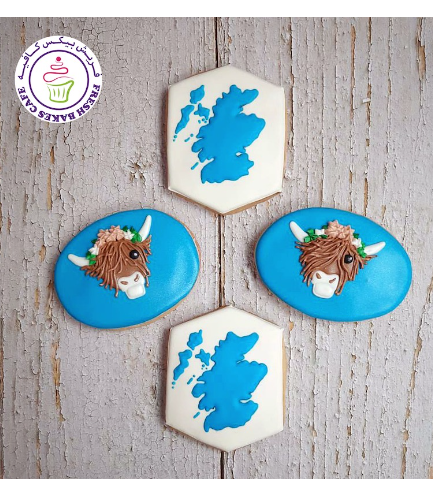Scotland Themed Cookies