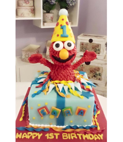 Cake - Elmo - 3D Cake Topper
