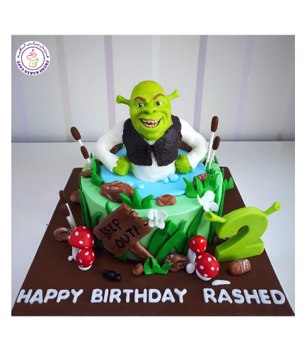Shrek Themed Cake 01