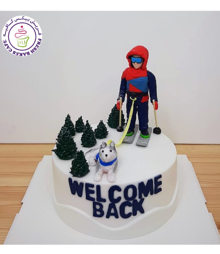 Cake - Decorative - Ski 03
