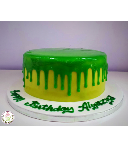 Slime Themed Cake 01