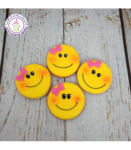 Smiley Themed Cookies - Girls 01