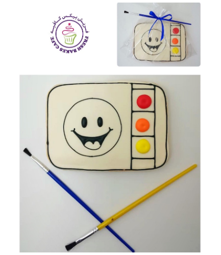 Smiley Themed Painting Cookie Kit - Boy
