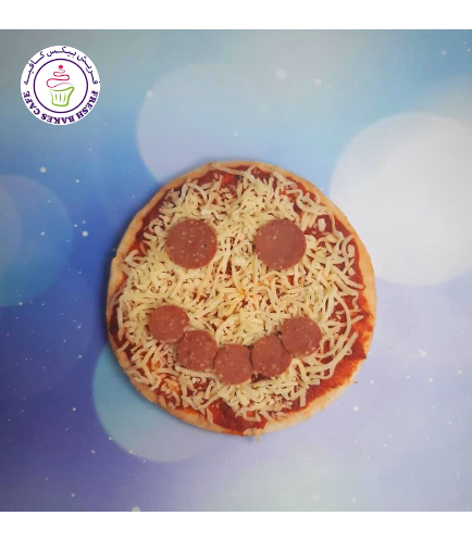 Smiley Themed Pizza