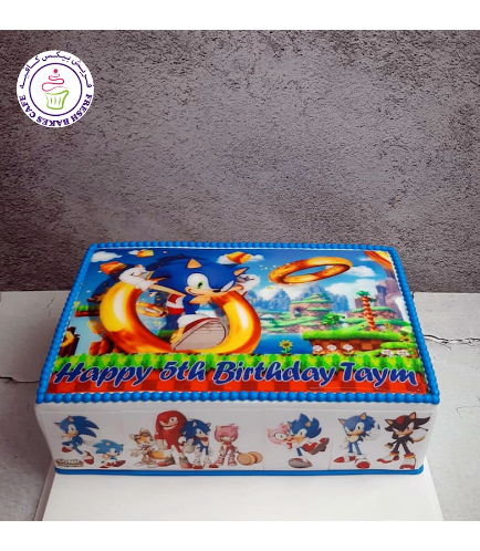 Cake - Sonic the Hedgehog - Printed Pictures 02
