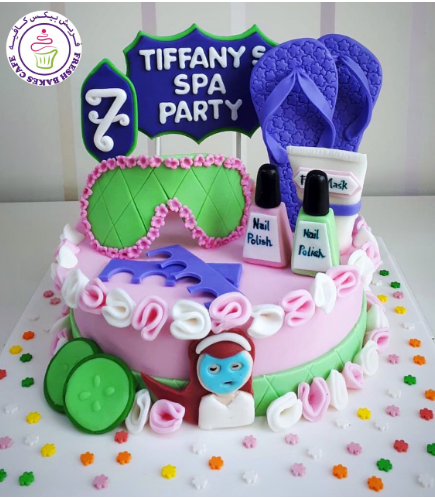 Spa Themed Cake - 3D Cake Toppers 01