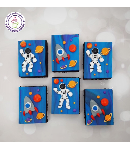 Space Themed Brownies