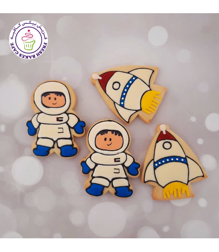 Cookies - Space - Astronaut & Rocket Ship