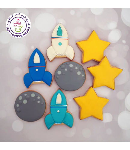 Cookies - Space - Rocket Ships, Planets, & Stars