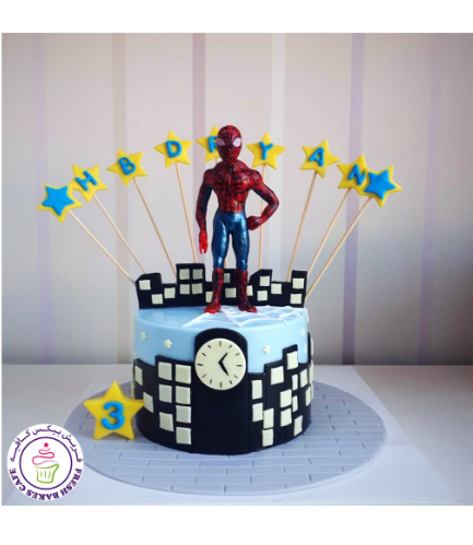 Spider-Man Themed Cake - 3D Character - 1 Tier 13